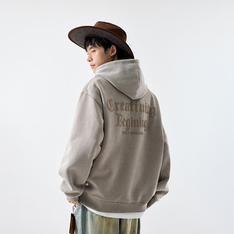 Hoodie men's printed letter hoodie