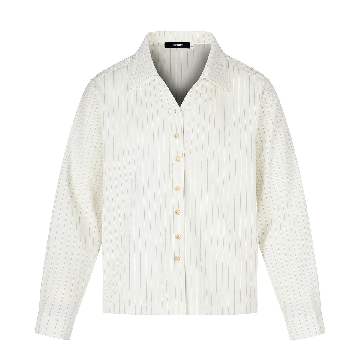 Pinstripe Button long Sleeve Shirt