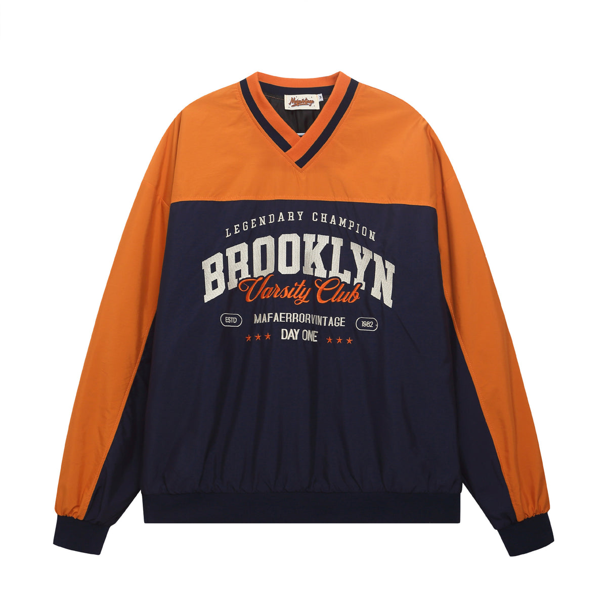 V-neck baseball jersey