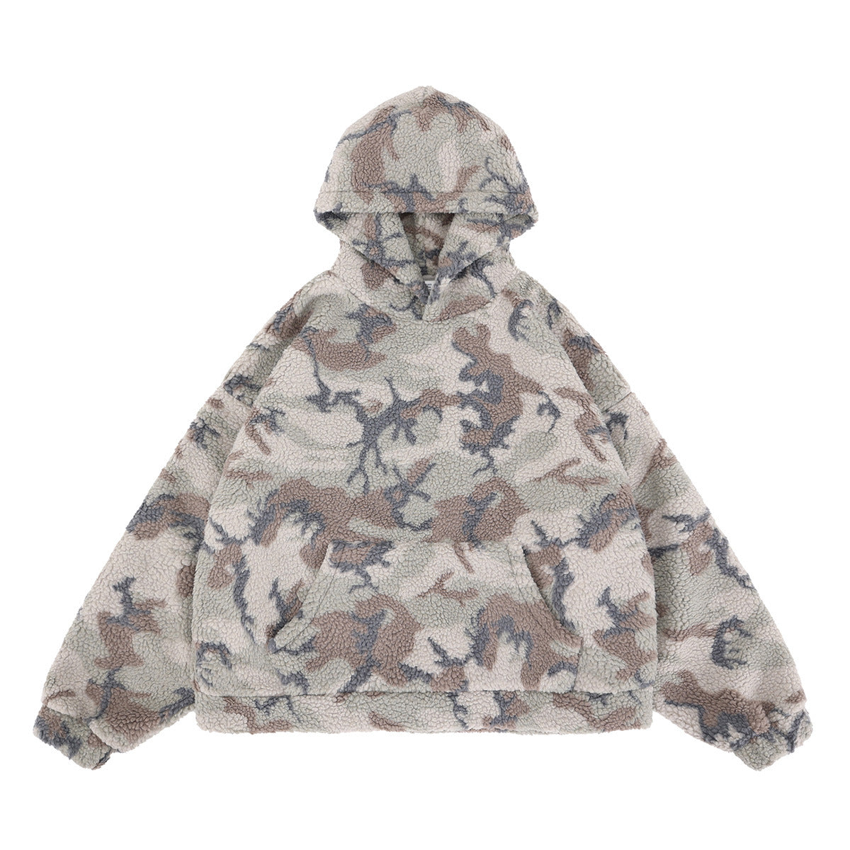 Camouflage Sherpa Hoodie