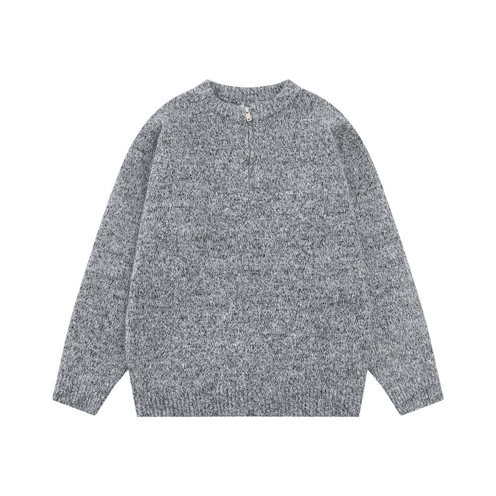 Textured Marl Knit Sweater