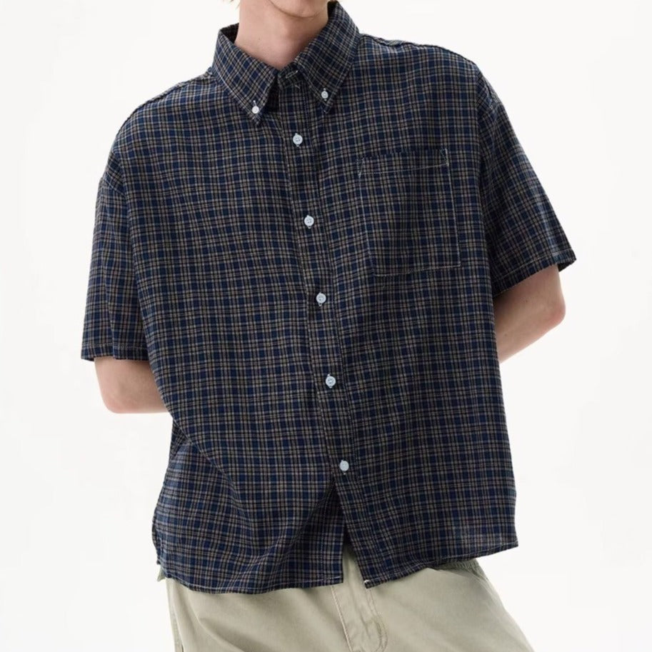 Vintage Check Short Sleeve Shirt