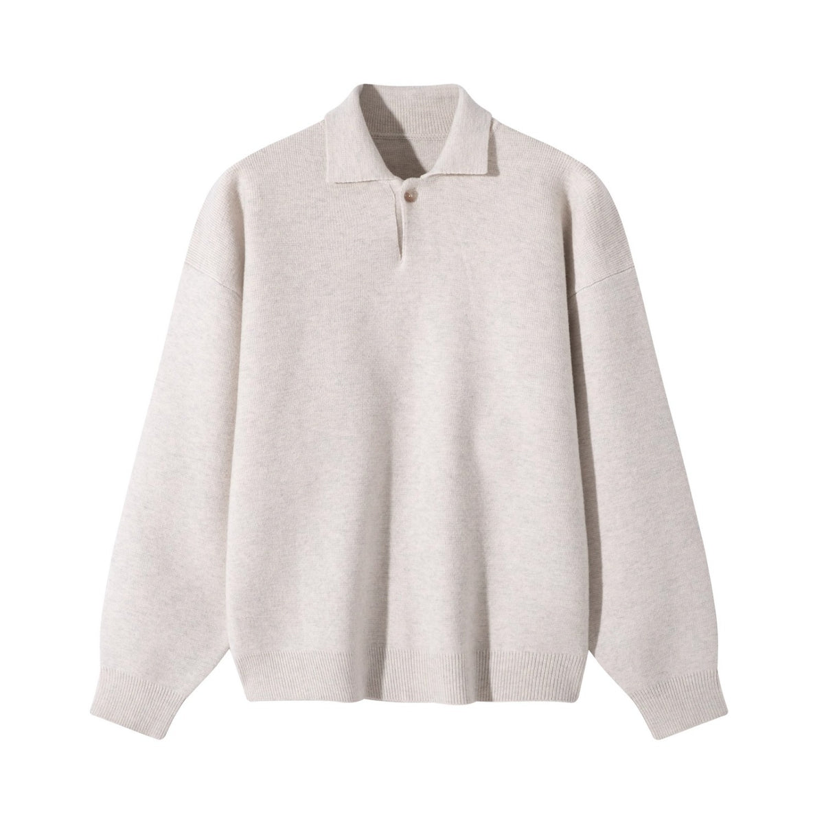 Minimal Knit Polo Sweater