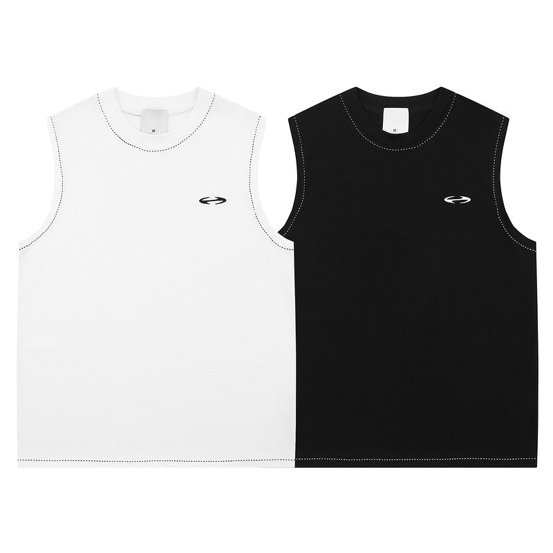 Contrast Stitch Essential Tank