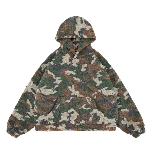 Camouflage Sherpa Hoodie