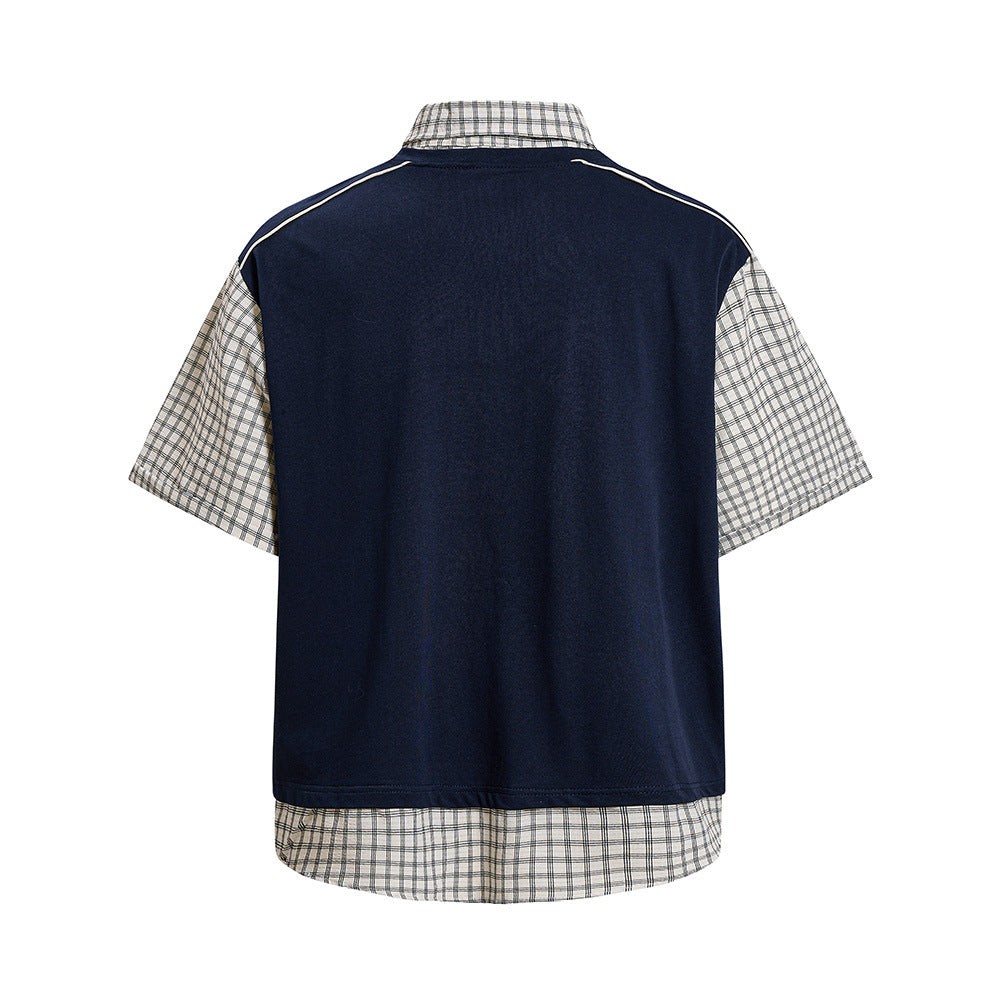 Layered Graphic Polo Tee