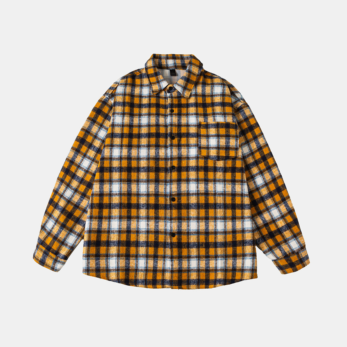 Plaid Flannel Overshirt
