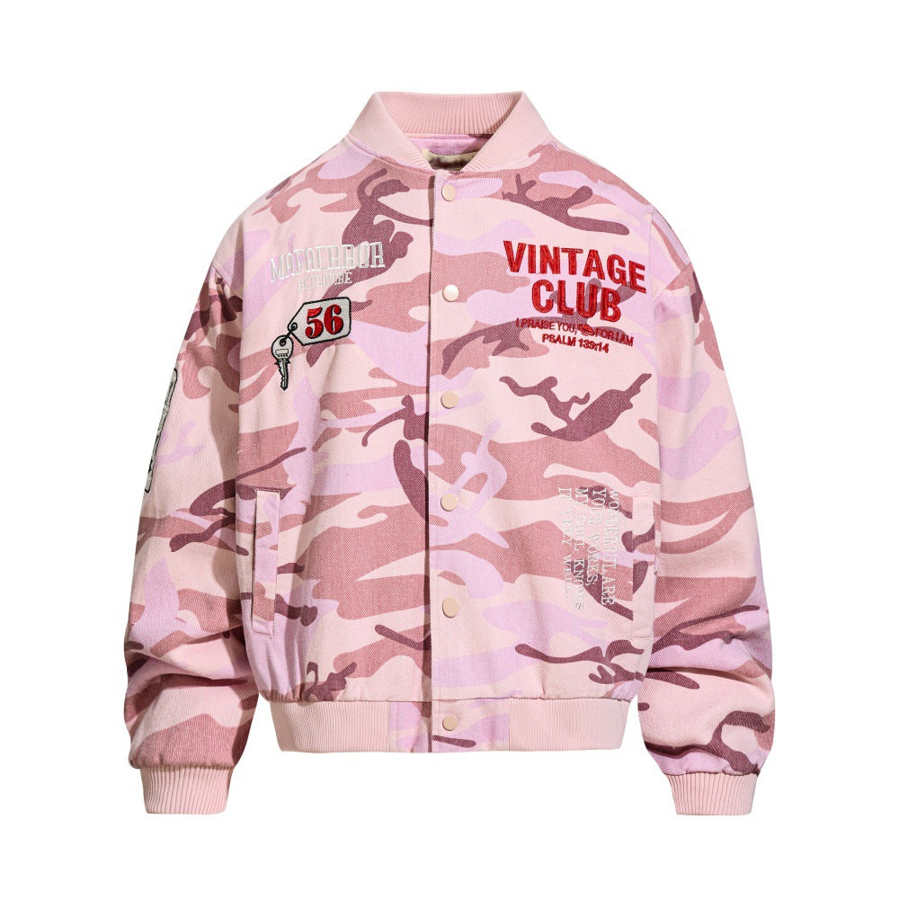 Thickened Vintage Baseball Jacket