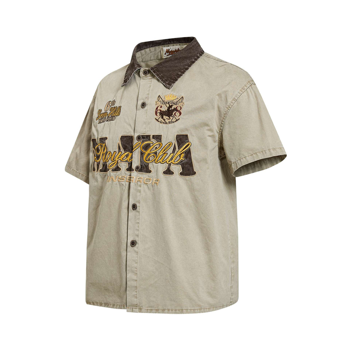 Vintage Embroidered Club Shirt