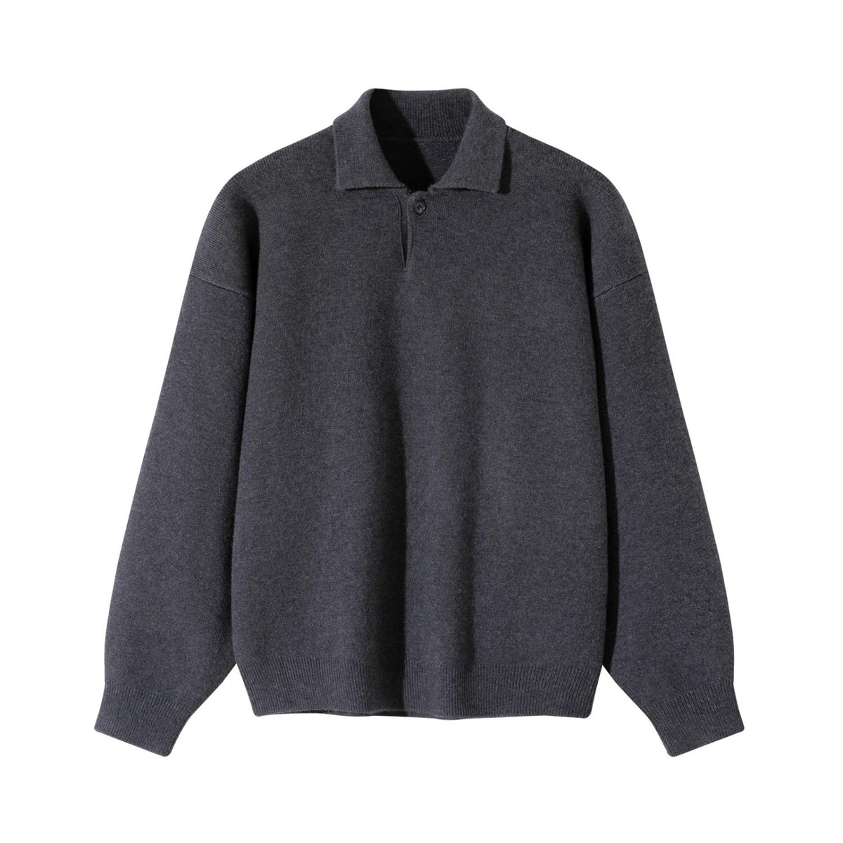 Minimal Knit Polo Sweater
