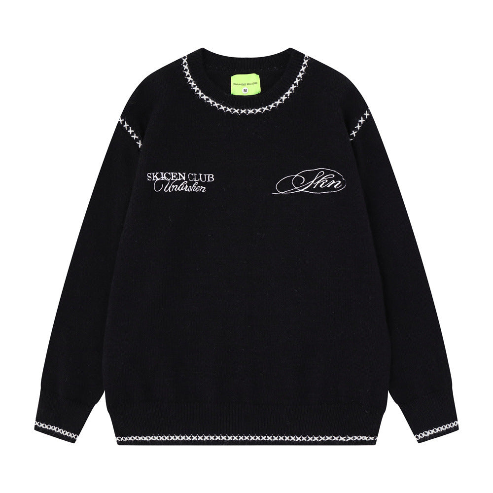 Cross Stitch Knit Sweater