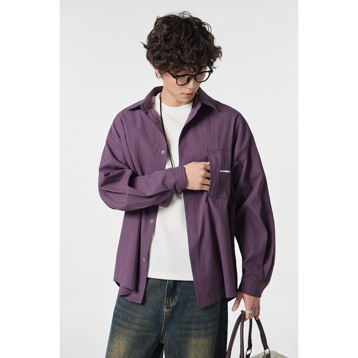 Ribbed Pocket Overshirt