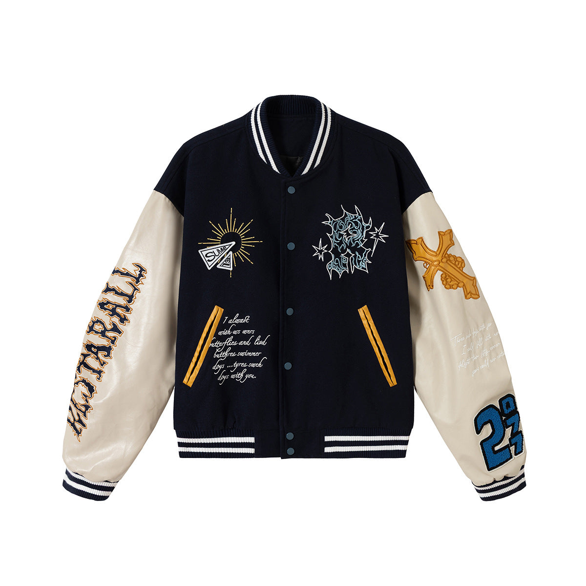 Embroidered Baseball Totem Jacket