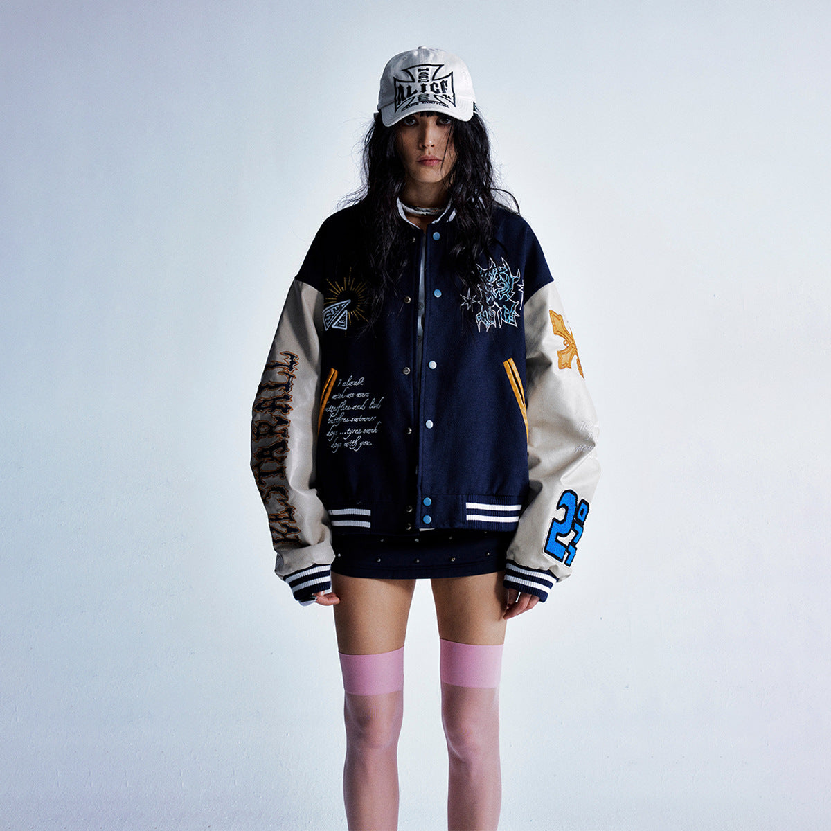 Embroidered Baseball Totem Jacket