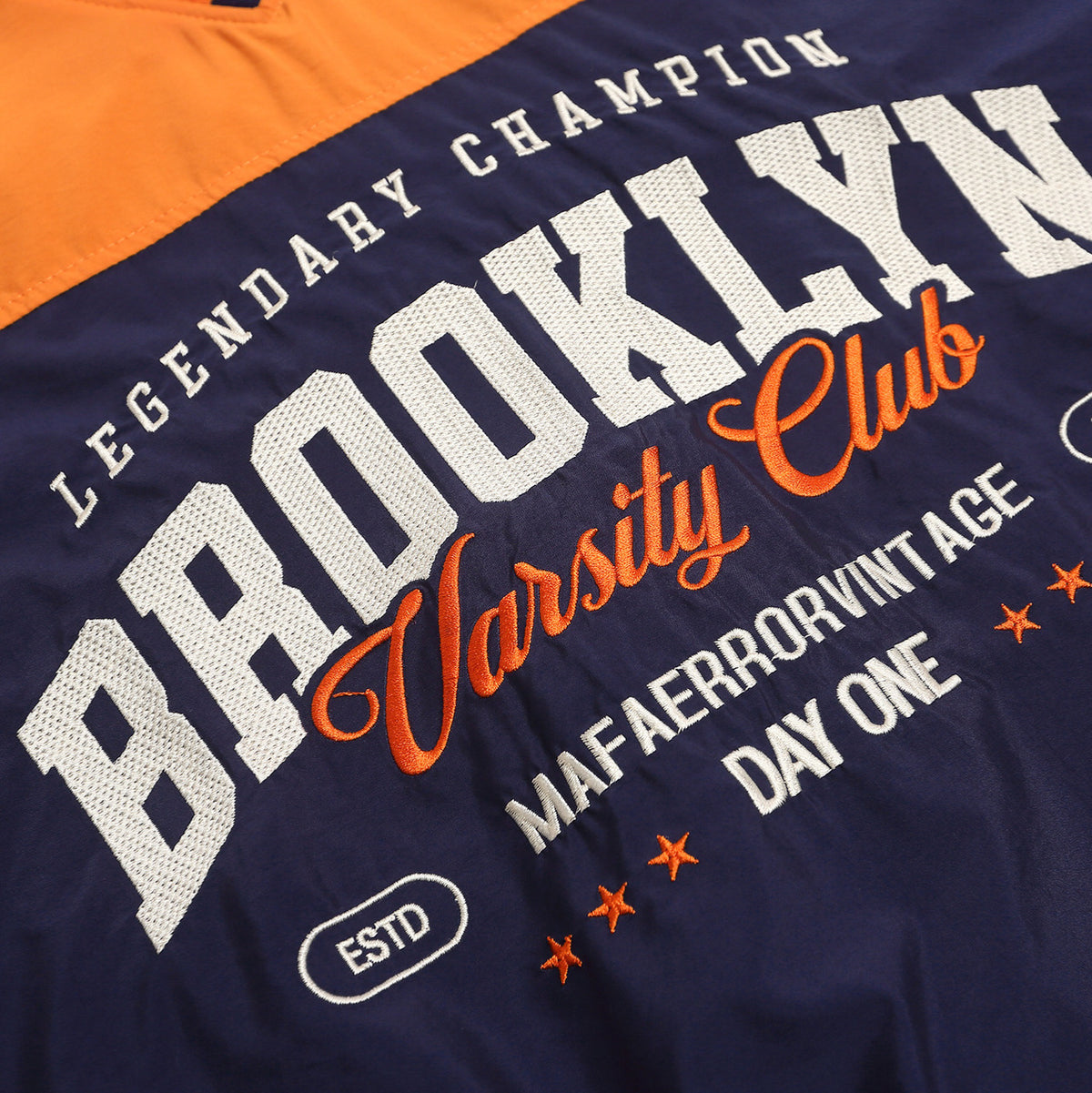 V-neck baseball jersey