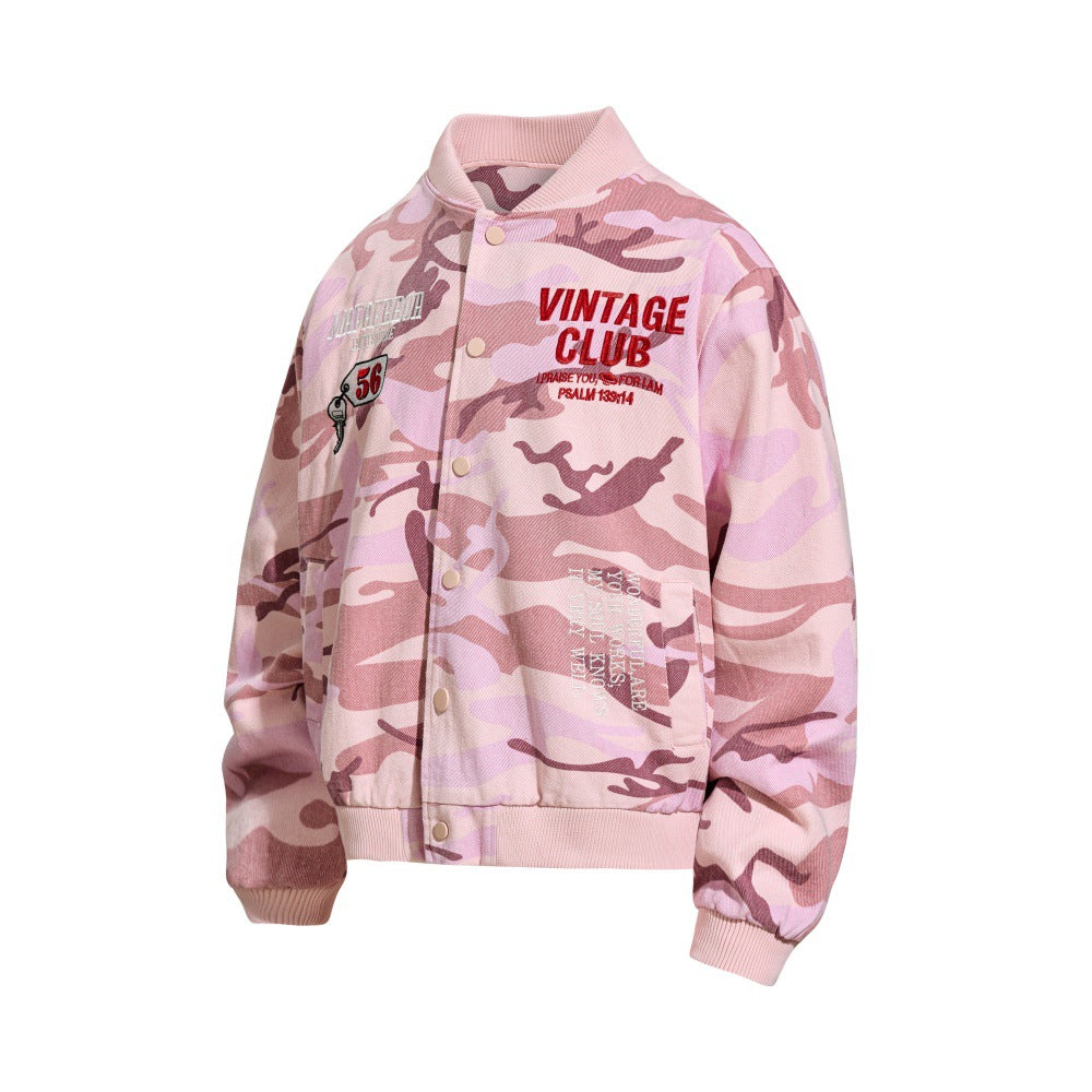 Thickened Vintage Baseball Jacket