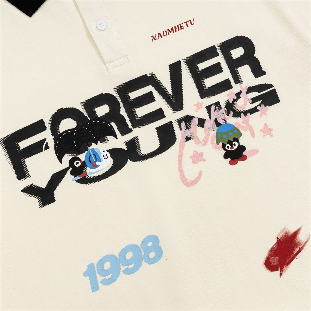Forever Young Graphic Polo