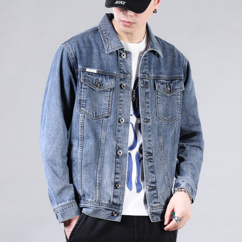 Washed Denim Trucker Jacket