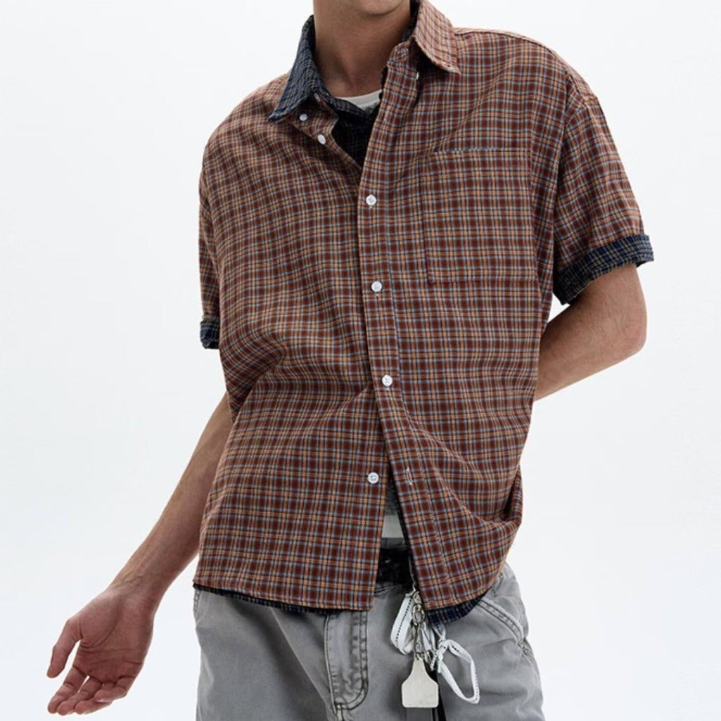 Vintage Check Short Sleeve Shirt