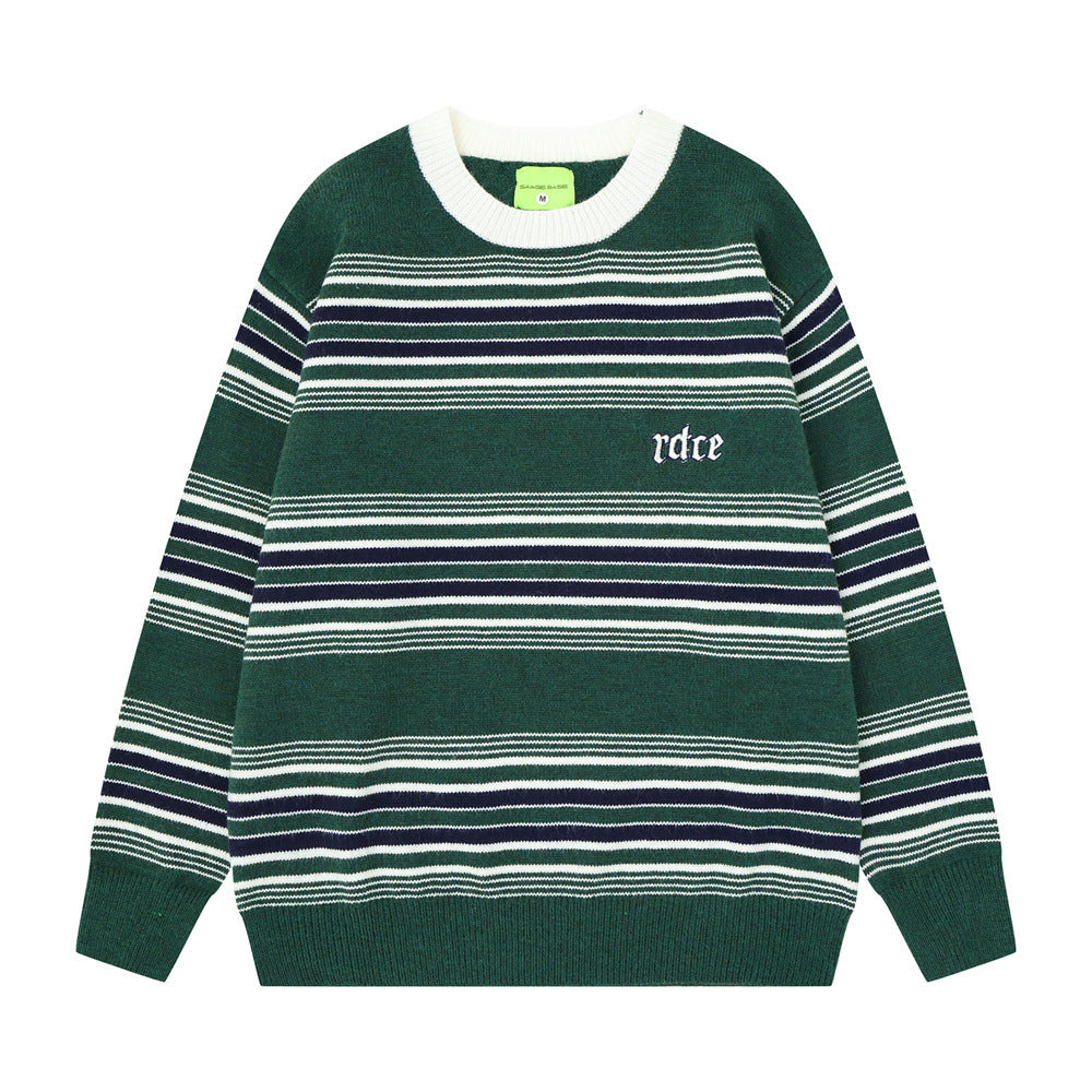 Striped Collegiate Knit Sweater