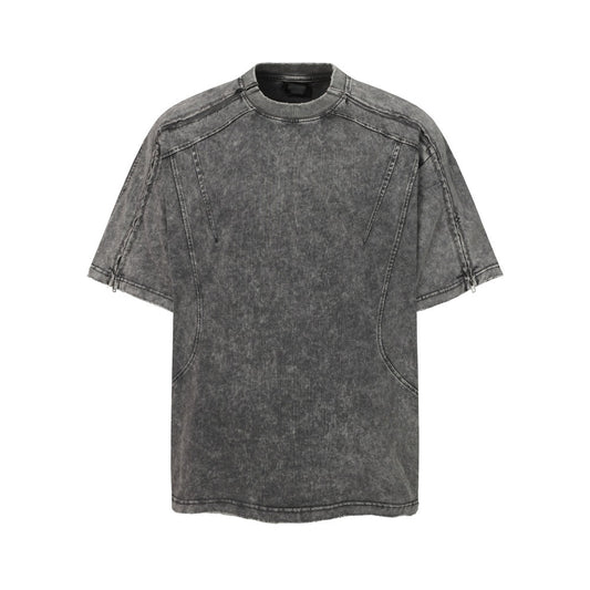 Washed Panel Oversized Tee