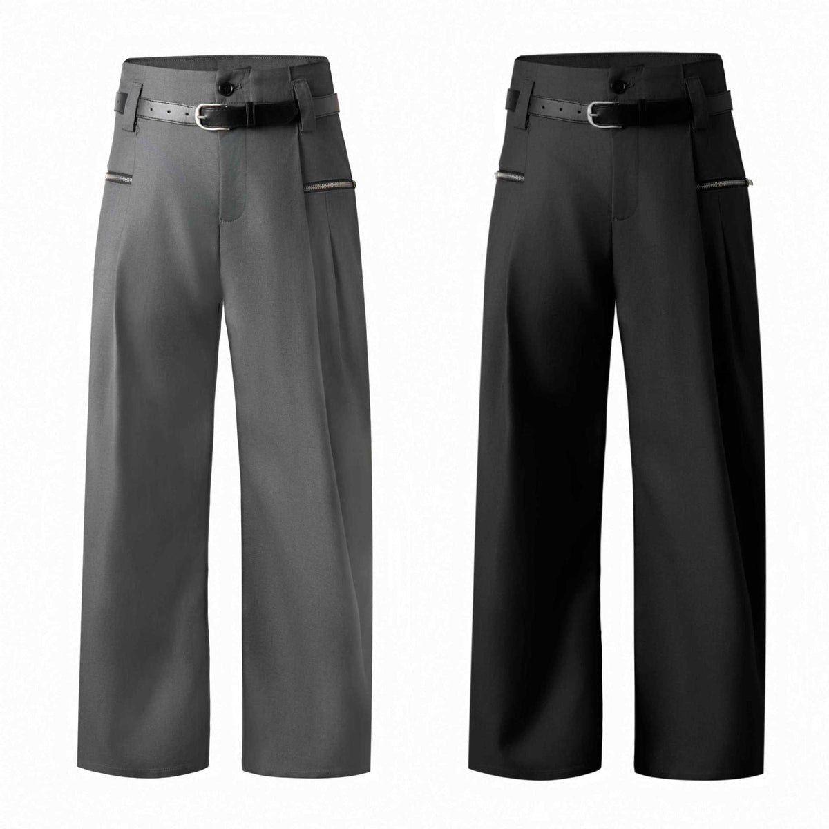 High-Street Pleated Trousers