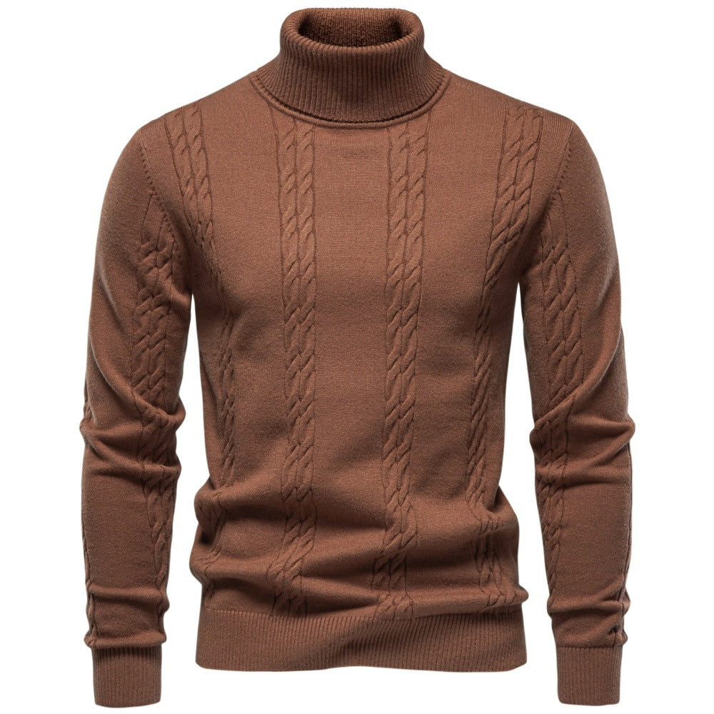 Cable Knit Turtleneck Sweater