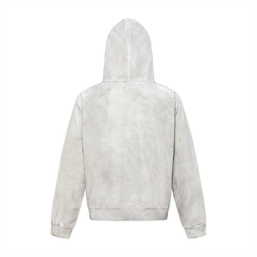 Emblem Embroidered Letter Hoodie