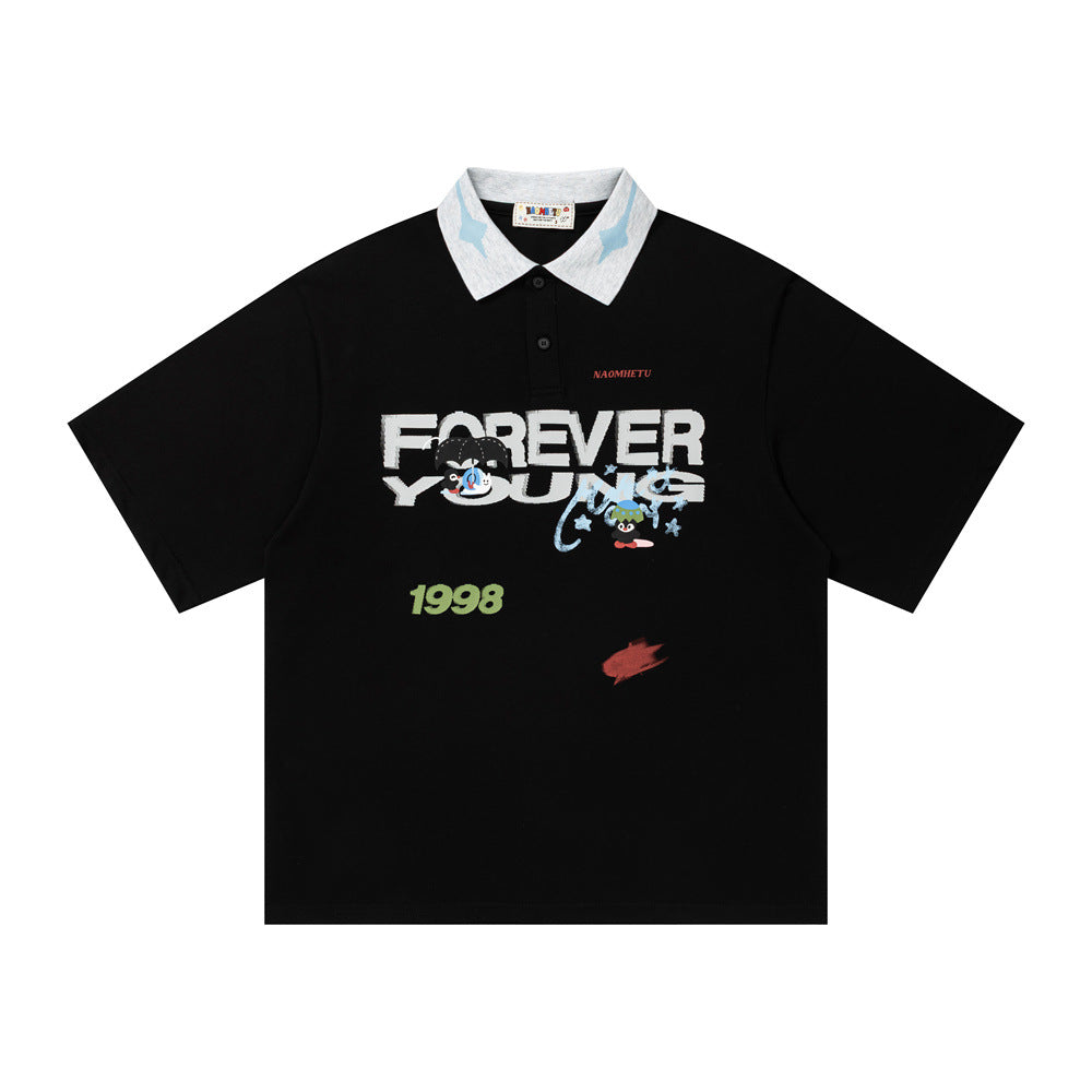 Forever Young Graphic Polo