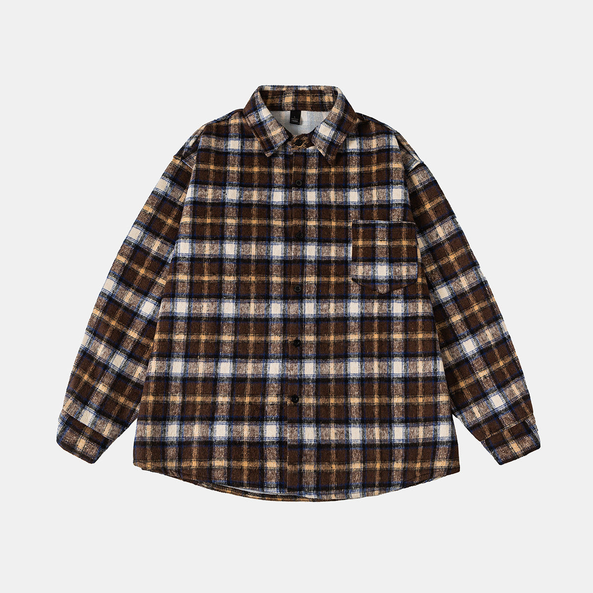 Plaid Flannel Overshirt