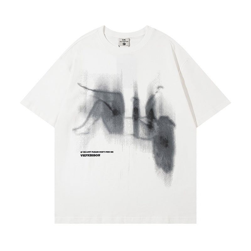 Blurred Motion Graphic Tee