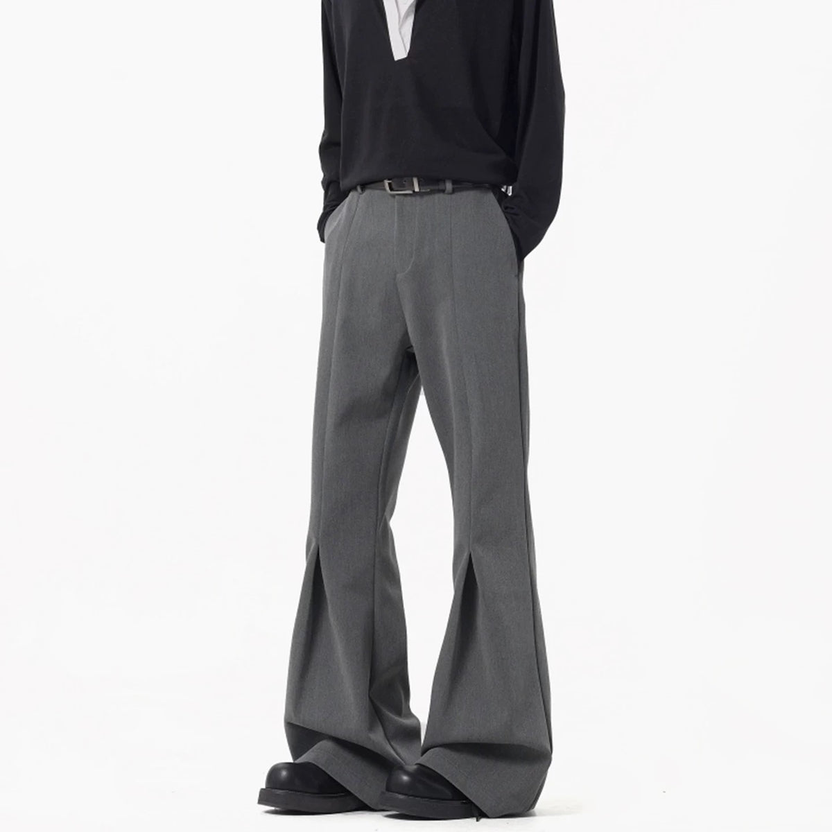 Classic Tailored Flared Trousers