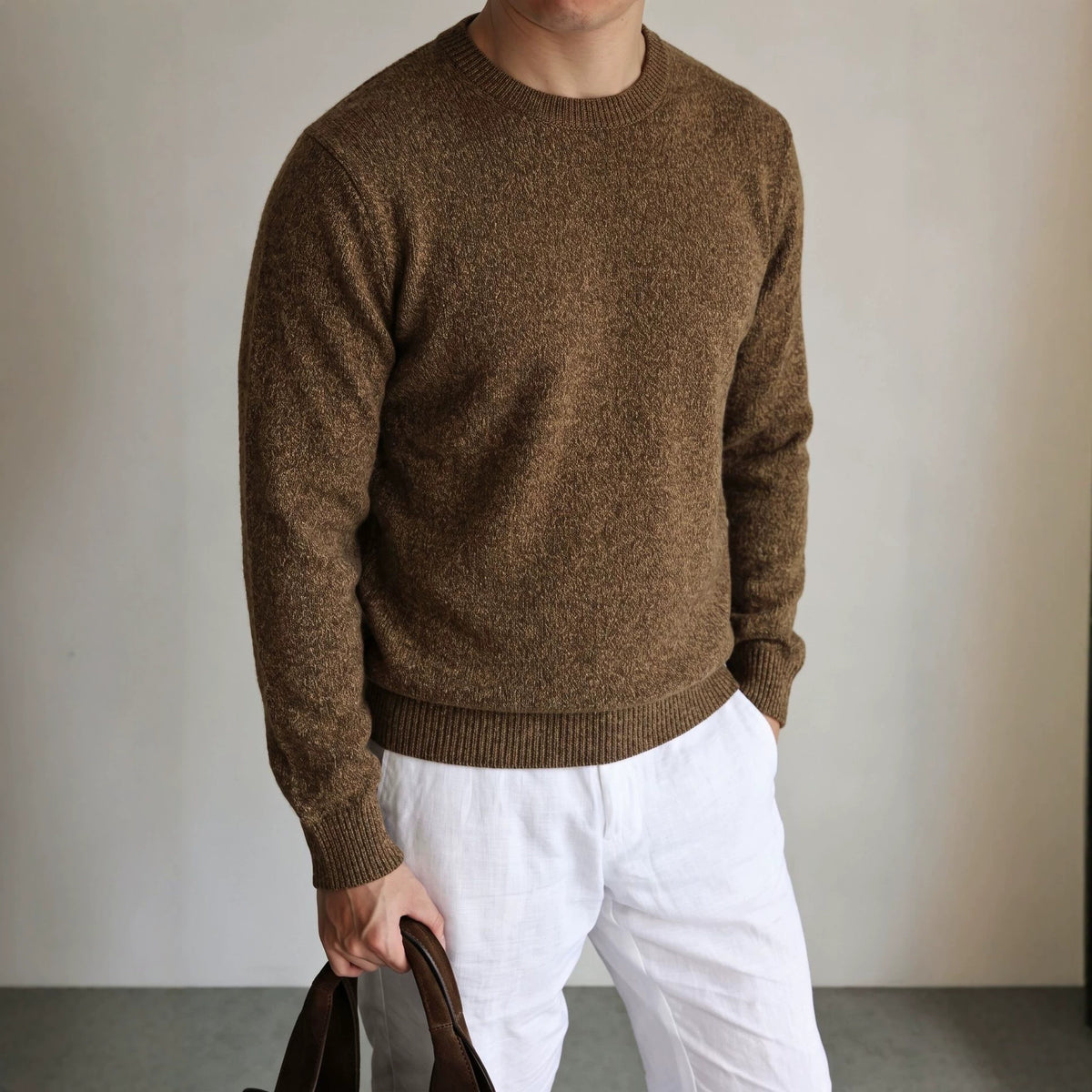 Premium Crew Neck Knit Sweater