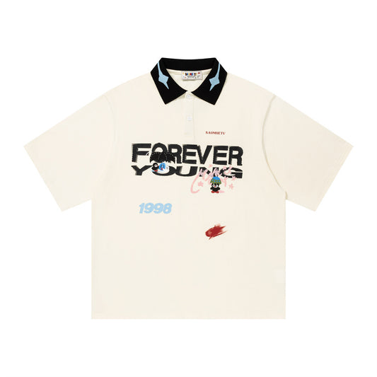 Forever Young Graphic Polo