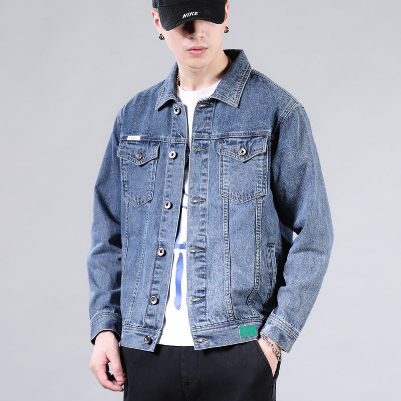 Washed Denim Trucker Jacket