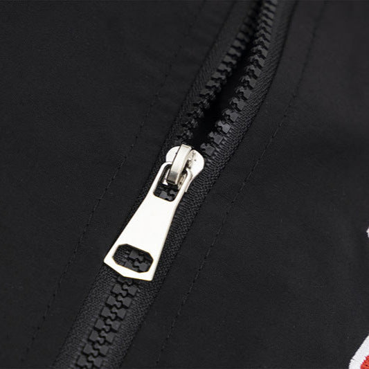 Contrasting Striped Baseball Jersey
