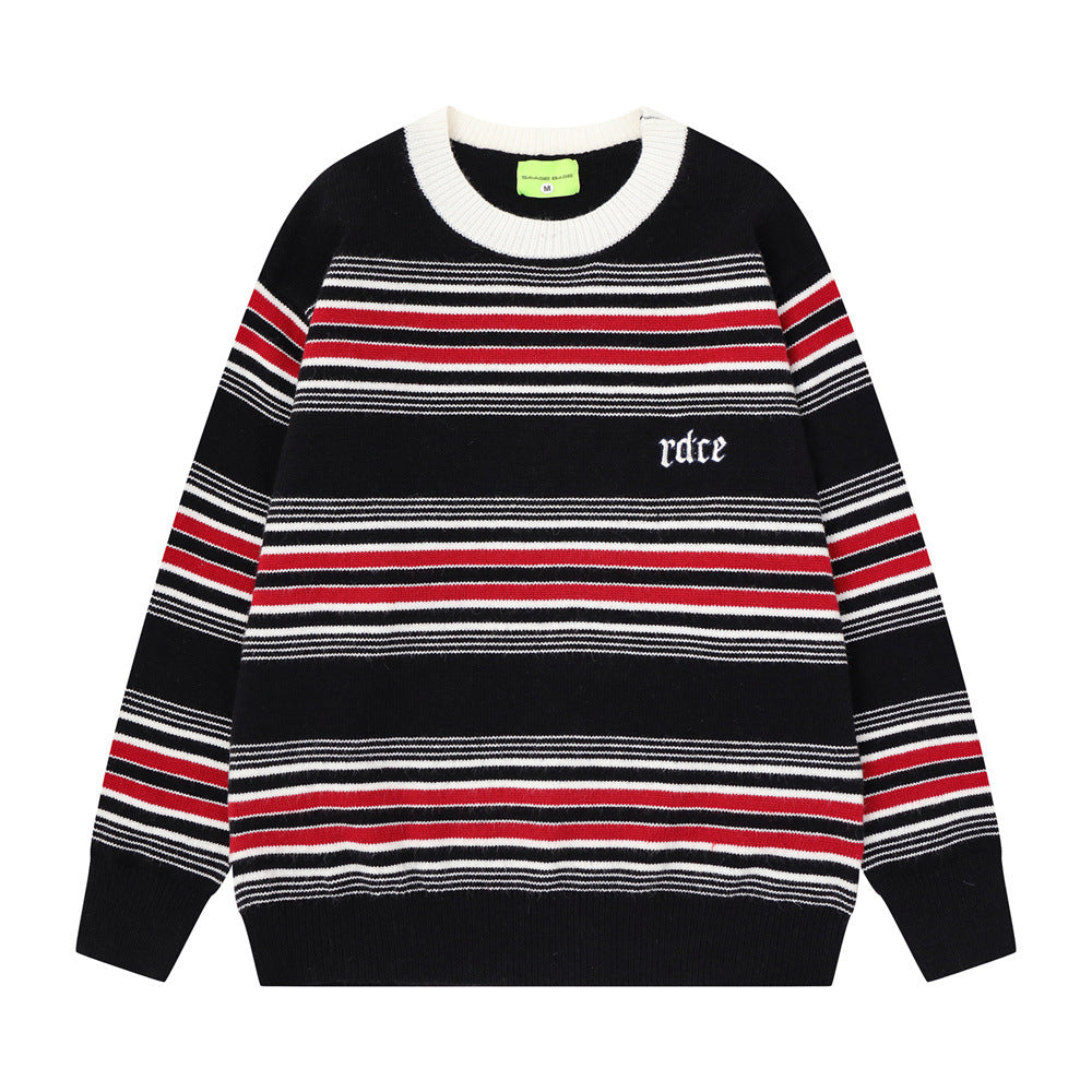 Striped Collegiate Knit Sweater