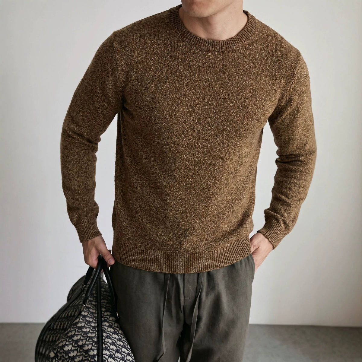 Premium Crew Neck Knit Sweater