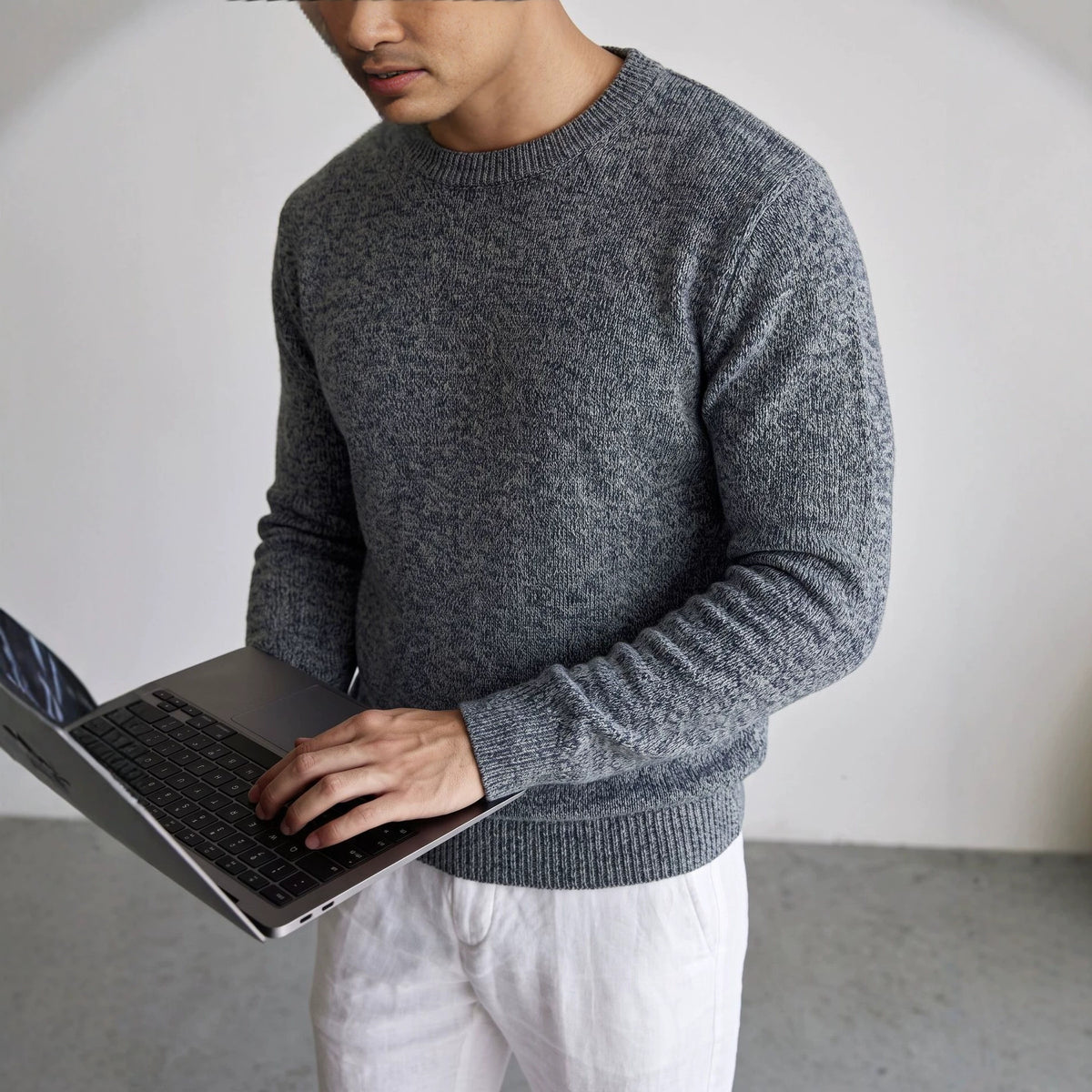 Premium Crew Neck Knit Sweater