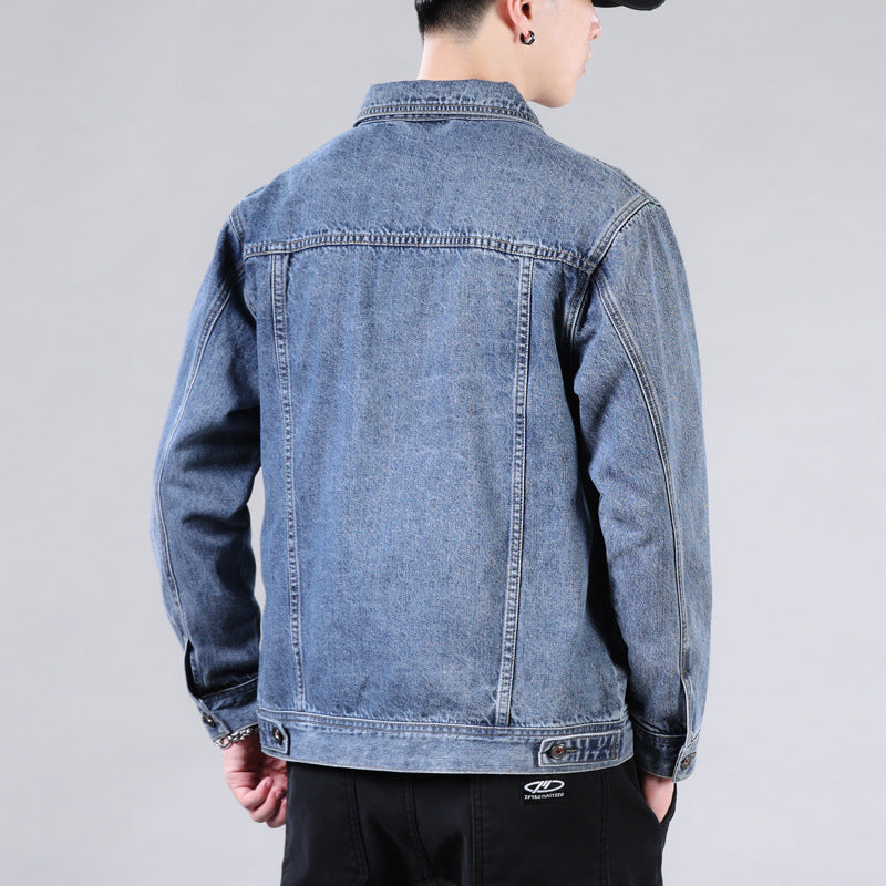 Washed Denim Trucker Jacket