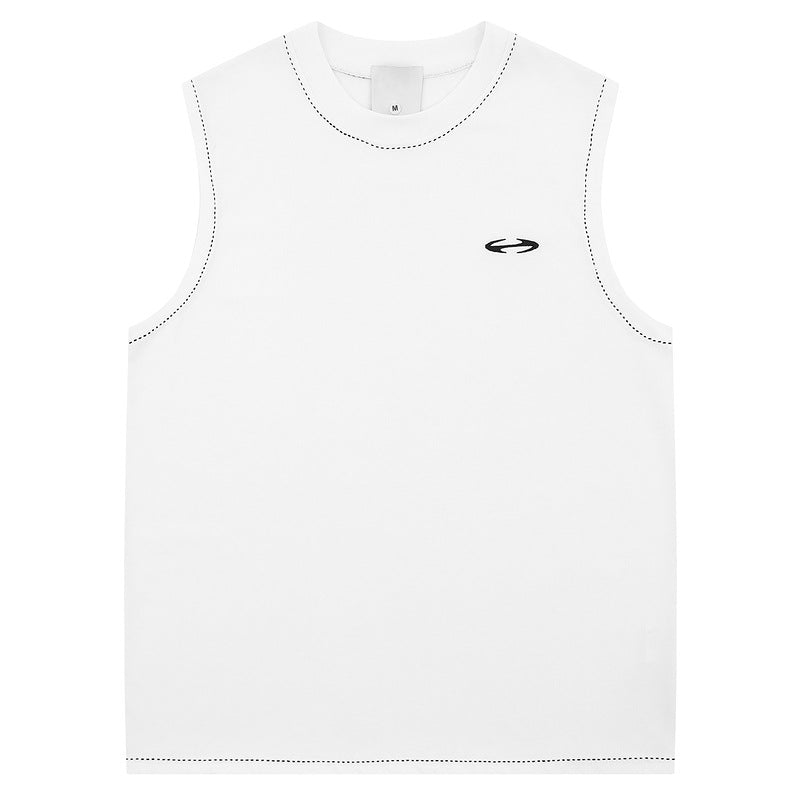 Contrast Stitch Essential Tank