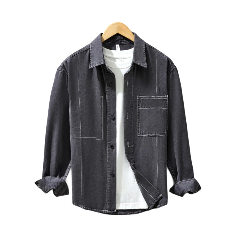 Washed Denim Overshirt