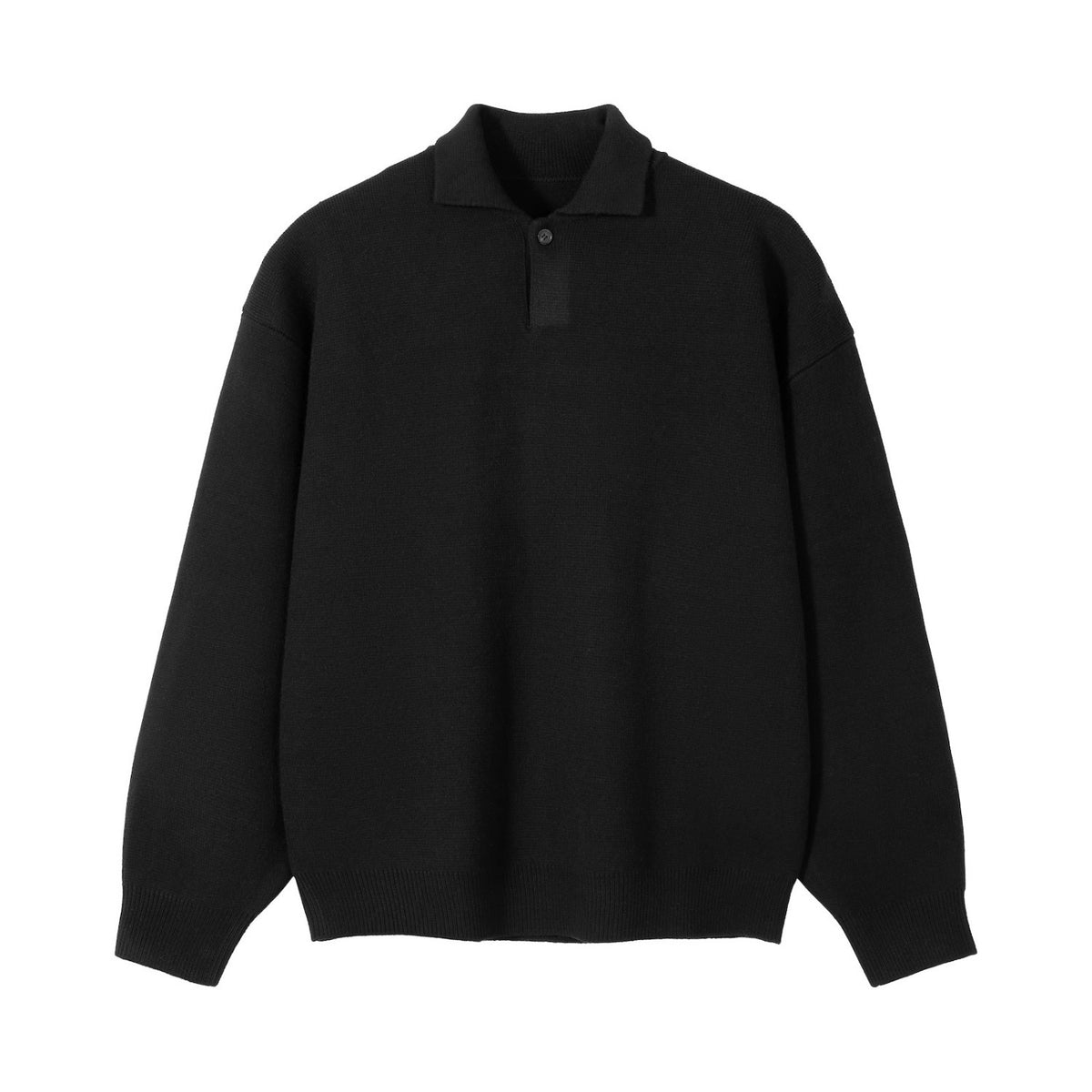 Minimal Knit Polo Sweater
