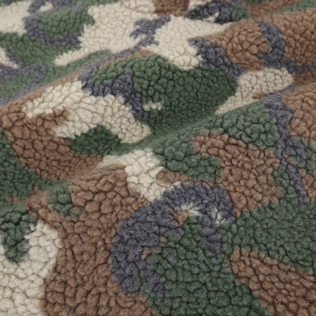 Camouflage Sherpa Hoodie