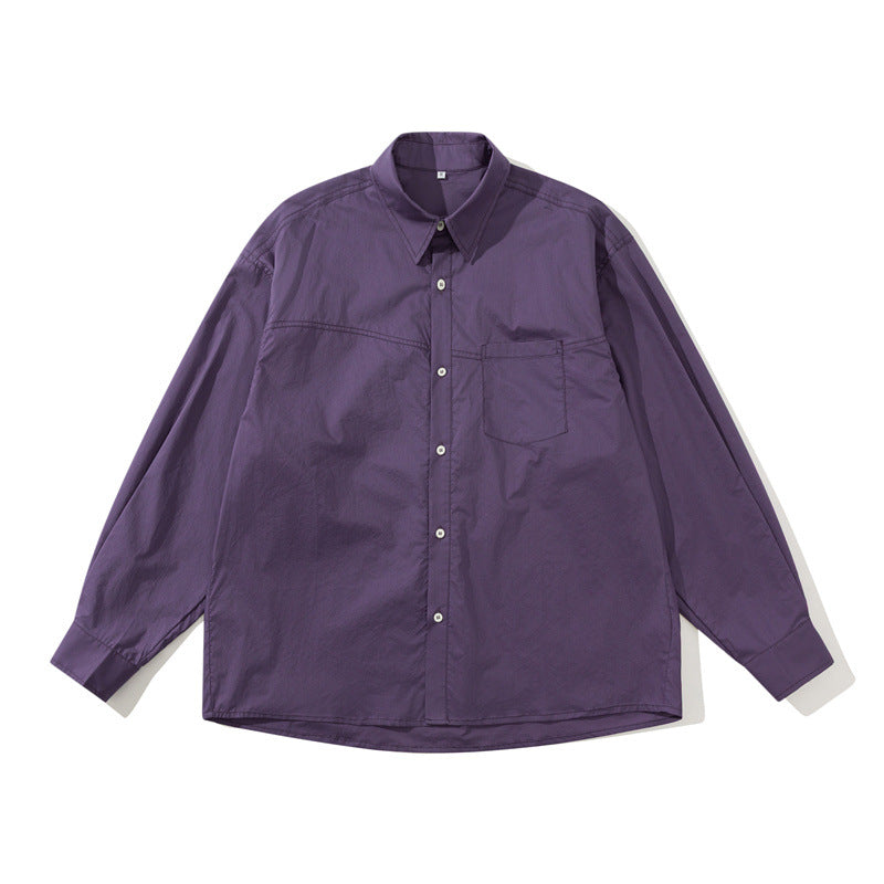 Relaxed Pocket Long Sleeve Shirt