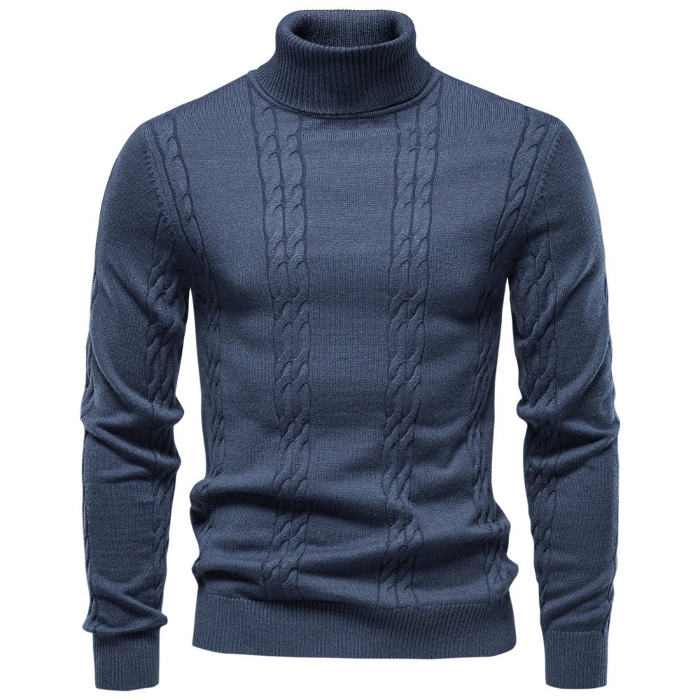 Cable Knit Turtleneck Sweater