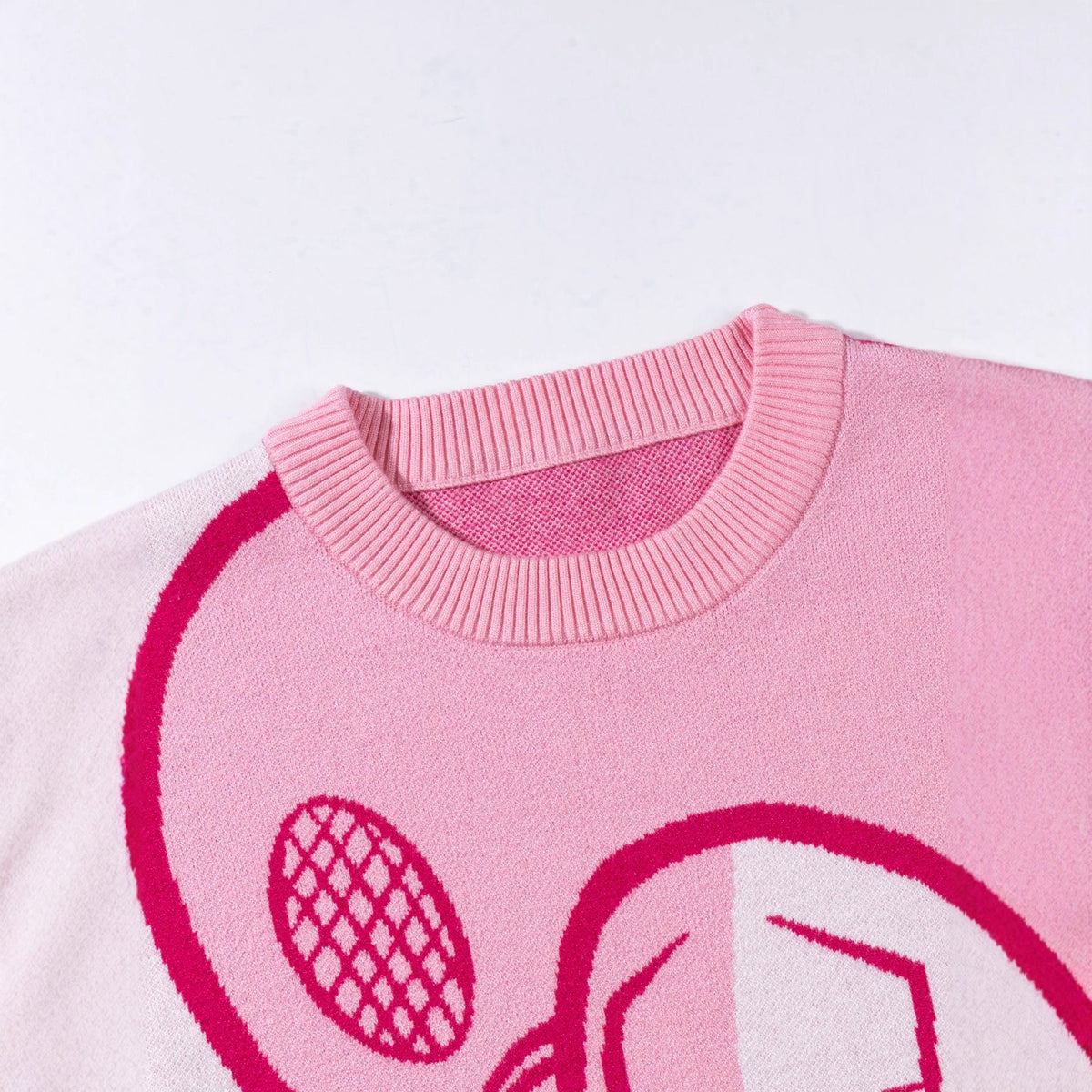 Pink Anime Knit Sweater