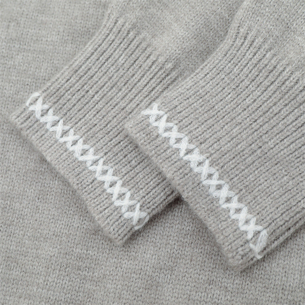 Cross Stitch Knit Sweater