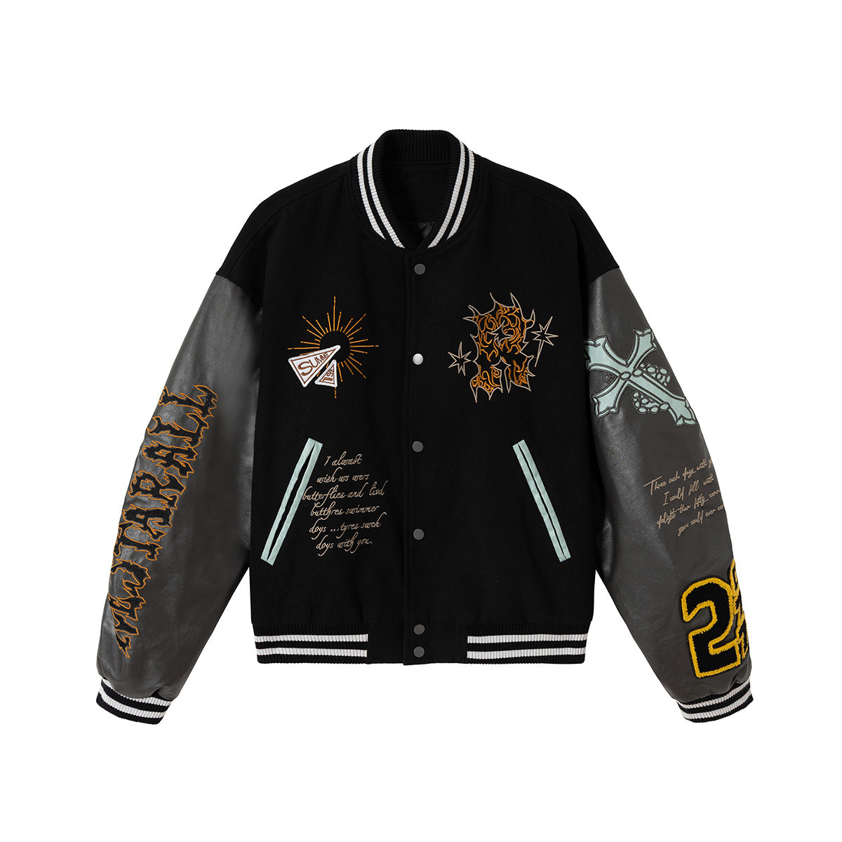 Embroidered Baseball Totem Jacket