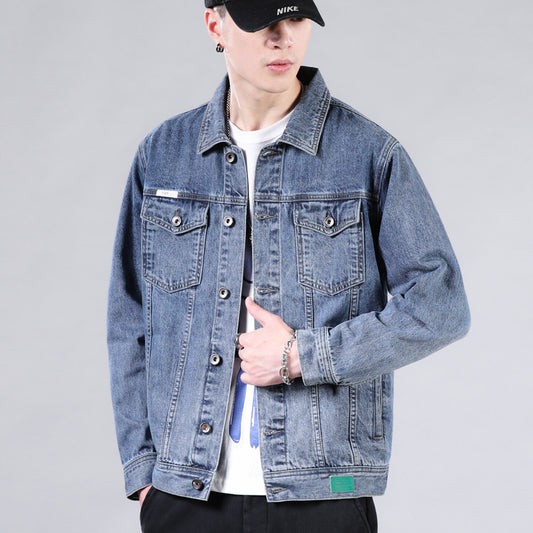 Washed Denim Trucker Jacket